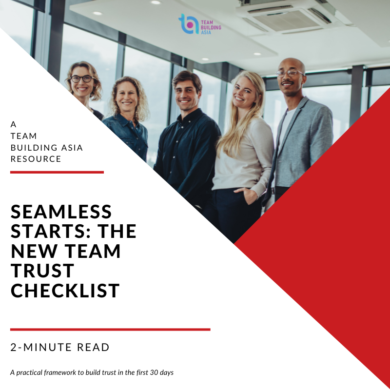 Seamless Starts: The New Team Trust Checklist